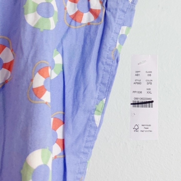 NWT J. Crew Men’s Printed Boxers In Purple Life Preserver Print - Picture 4 of 7